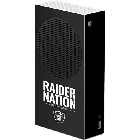 NFL Las Vegas Raiders Team Motto Xbox Series S Console Skin
